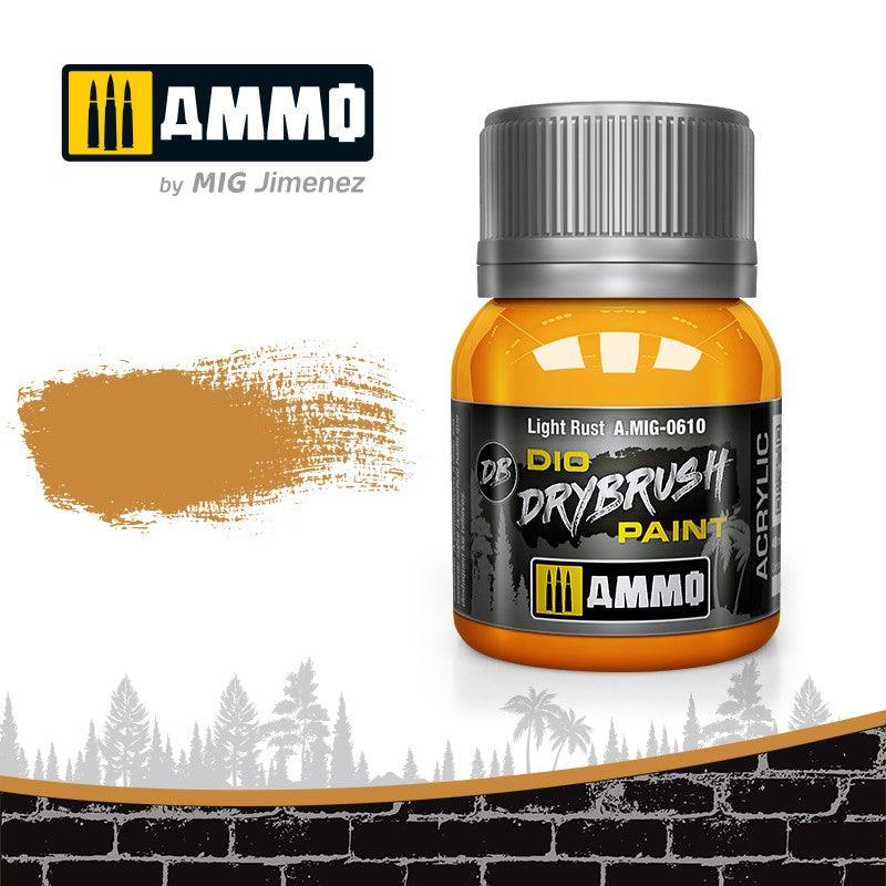 AMMO by MIG Drybrush Light Rust MIG0610 - Hobby Heaven