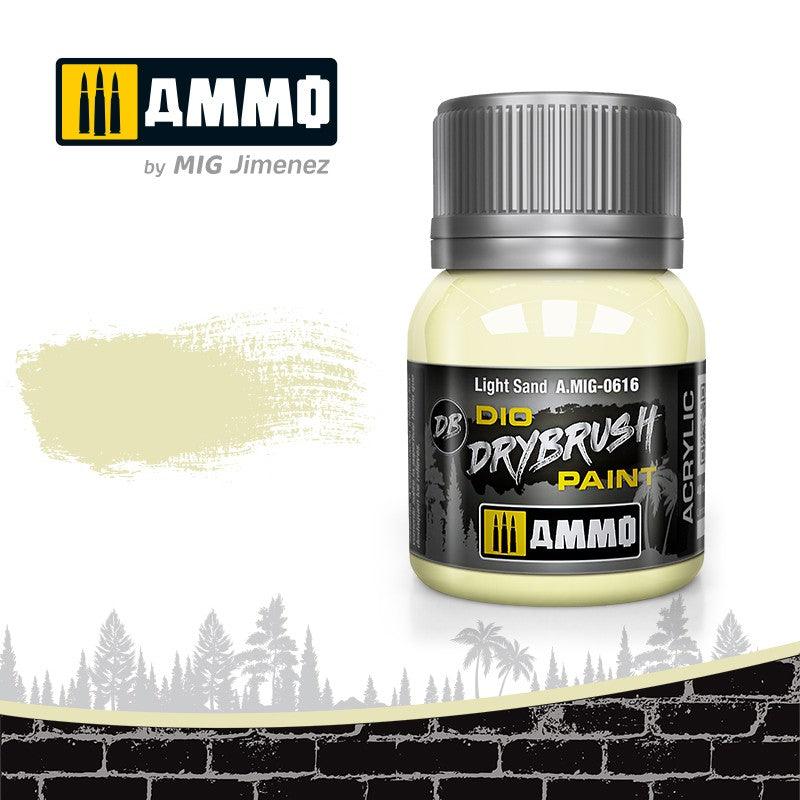 AMMO by MIG Drybrush Light Sand MIG0616 - Hobby Heaven
