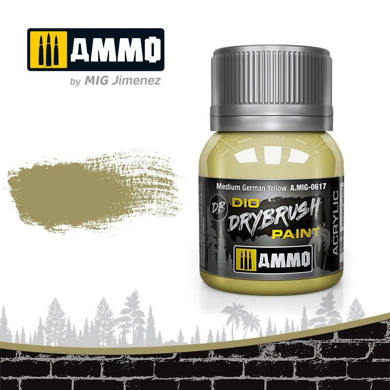 AMMO by MIG Drybrush German Yellow MIG0617 - Hobby Heaven