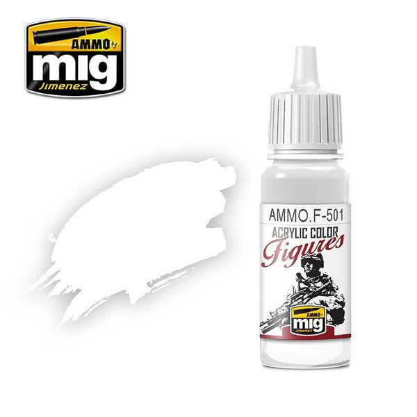 MIGF501 WHITE FOR FIGURES AMMO By MIG - Hobby Heaven