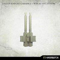Kromlech Fallen Knight Carapace Twin Autocannon (1) KRVB099 - Hobby Heaven