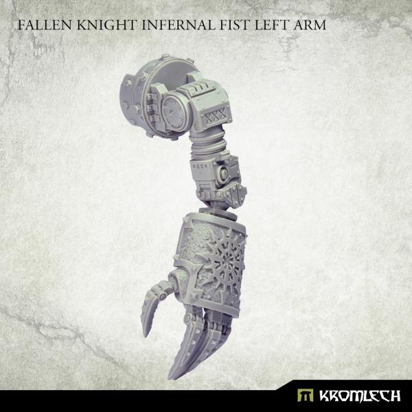 Kromlech Fallen Knight Infernal Fist Arm [left] (1) KRVB103 - Hobby Heaven