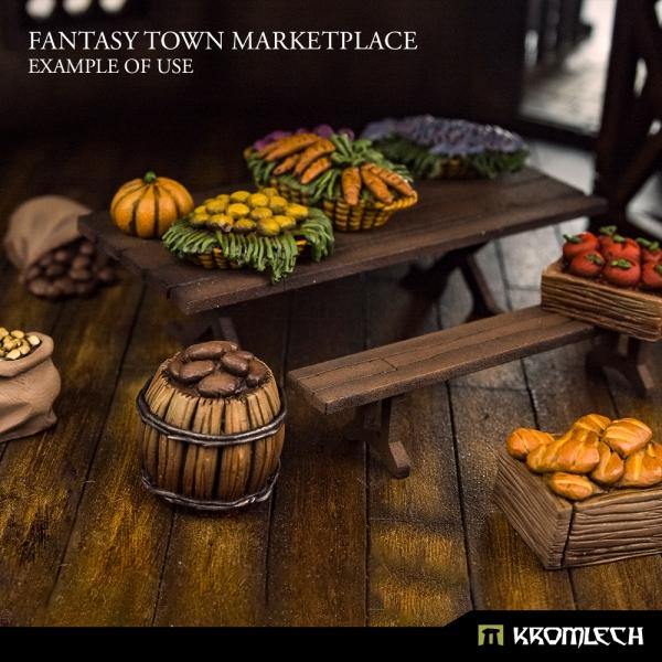 Kromlech Fantasy Town Marketplace Set 1 KRBK063 - Hobby Heaven