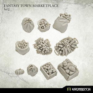 Kromlech Fantasy Town Marketplace Set 2 KRBK064 - Hobby Heaven