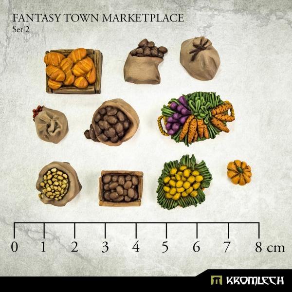 Kromlech Fantasy Town Marketplace Set 2 KRBK064 - Hobby Heaven