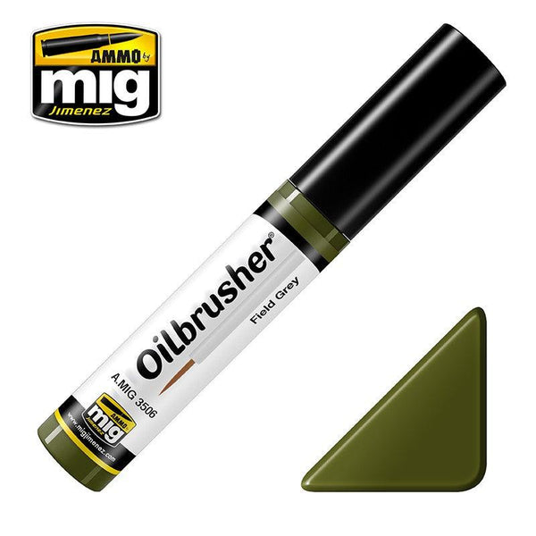 AMMO By MIG Oilbrusher Field Green A.MIG-3506 - Hobby Heaven