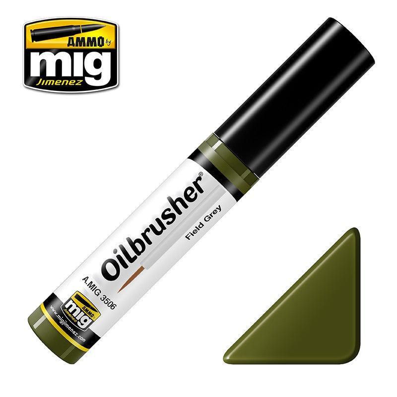 AMMO By MIG Oilbrusher Field Green A.MIG-3506 - Hobby Heaven