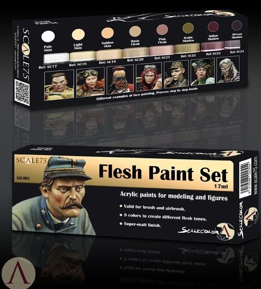 Scale75 Flesh Paint Set (8 Paints) - Hobby Heaven