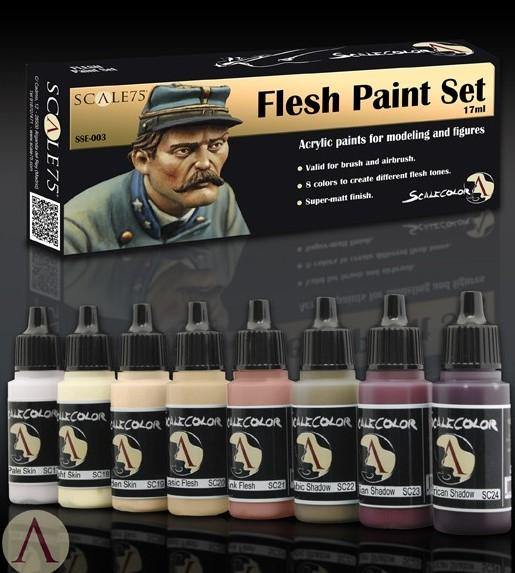 Scale75 Flesh Paint Set (8 Paints) - Hobby Heaven