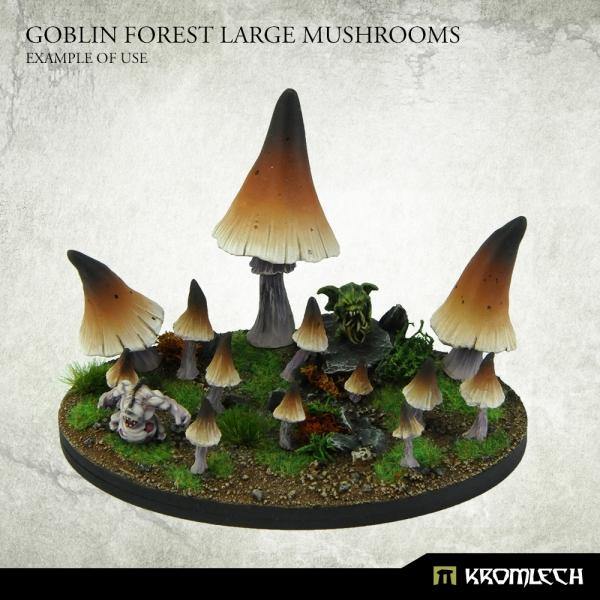 Kromlech Goblin Forest Large Mushrooms KRBK038 - Hobby Heaven