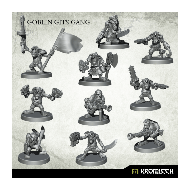 Kromlech Goblin Gits Gang (10) KRM143 - Hobby Heaven