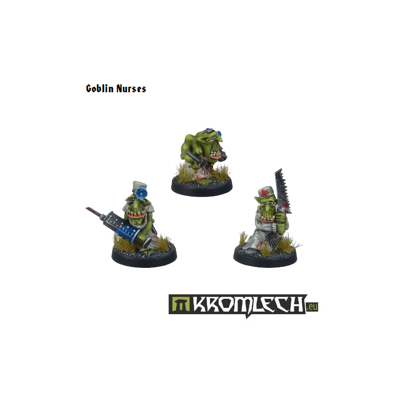 Kromlech Goblin Nurses (3) KRM061 - Hobby Heaven