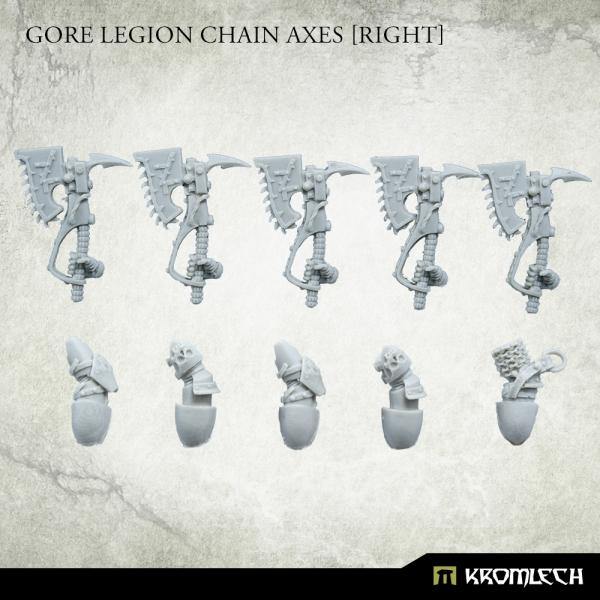 Kromlech Gore Legion Chain Axes [right] (5) KRCB239 - Hobby Heaven