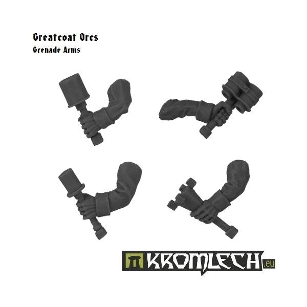Kromlech Greatcoats Grenade Arms (5) KRCB107 - Hobby Heaven