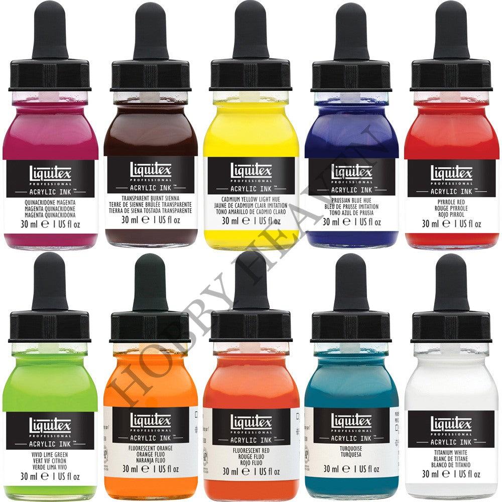 Liquitex Quinacridone Magenta Acrylic Ink 30ml - Hobby Heaven