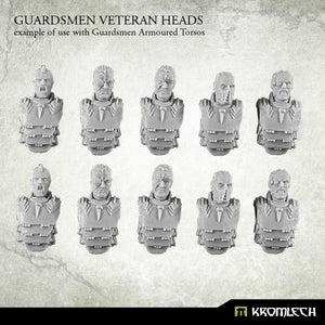 Kromlech Guardsmen Veteran Heads (10) KRCB165 - Hobby Heaven