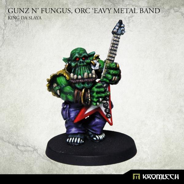 Kromlech Gunz 'N' Fungus, Orc 'Eavy Metal Band (5) KRM151 - Hobby Heaven