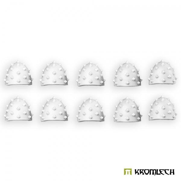 Kromlech Heresy Shoulder Pads - Spiked (10) KRCB311 - Hobby Heaven