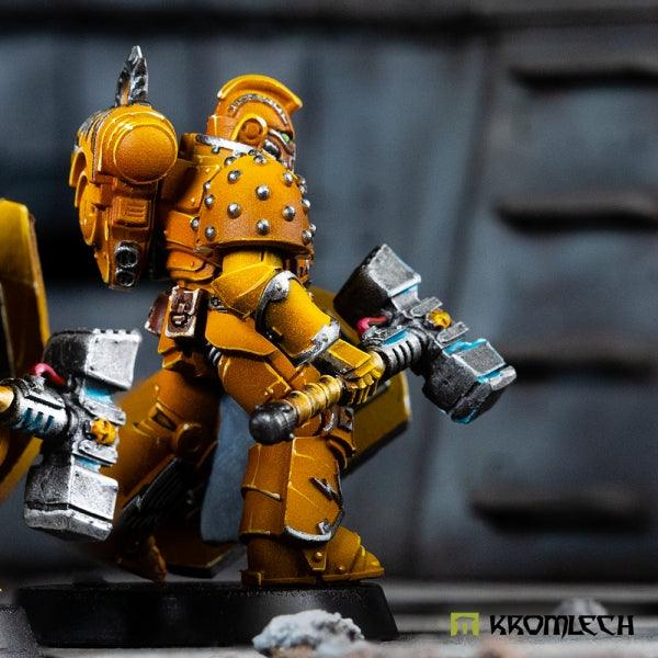 Kromlech Heresy Shoulder Pads - Studded (10) KRCB312 - Hobby Heaven