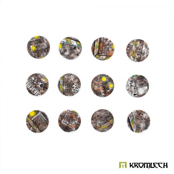 Kromlech Hi-Tech 30mm Round Base Toppers (12) KRBT068 - Hobby Heaven