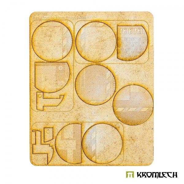 Kromlech Hi-Tech 50mm Round Base Toppers - 47mm (5) KRBT065 - Hobby Heaven