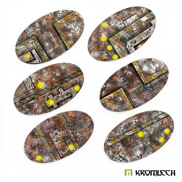 Kromlech Hi-Tech 90x52mm Oval Base Toppers (6) KRBT061 - Hobby Heaven