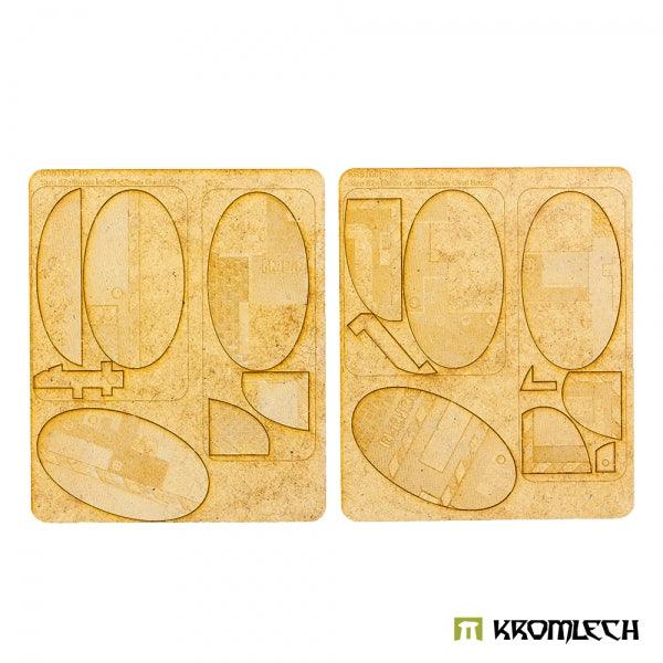 Kromlech Hi-Tech 90x52mm Oval Base Toppers (6) KRBT061 - Hobby Heaven