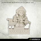 Kromlech Hospodars Boyarina With Great Axe (1) KRM167 - Hobby Heaven