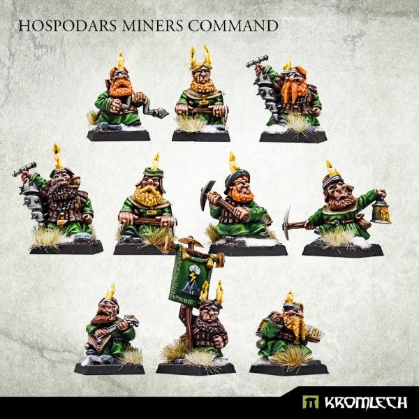 Kromlech Hospodars Miners Command (10) KRM178 - Hobby Heaven