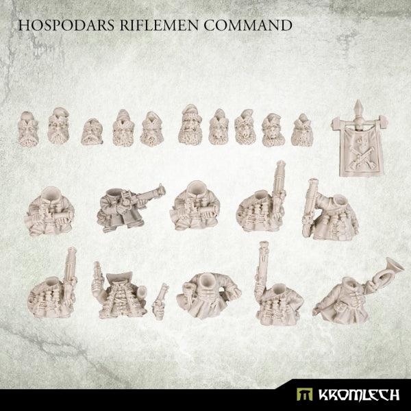 Kromlech Hospodars Riflemen Command (10) KRM176 - Hobby Heaven