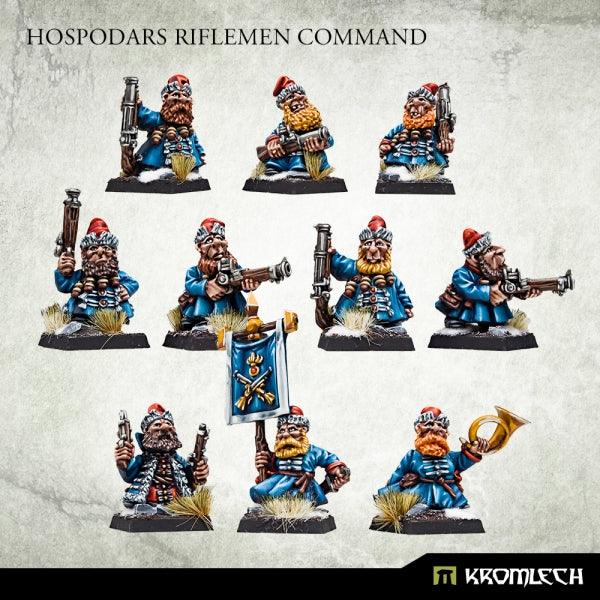 Kromlech Hospodars Riflemen Command (10) KRM176 - Hobby Heaven