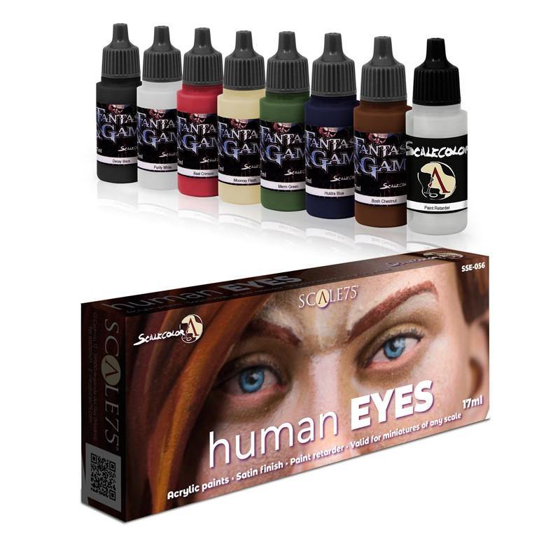 Scale75 Human Eyes Paint Set (8 Paints) - Hobby Heaven