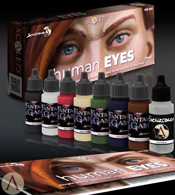 Scale75 Human Eyes Paint Set (8 Paints) - Hobby Heaven