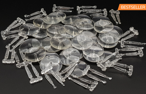 32mm Round Flying Clear Plastic Base - Hobby Heaven