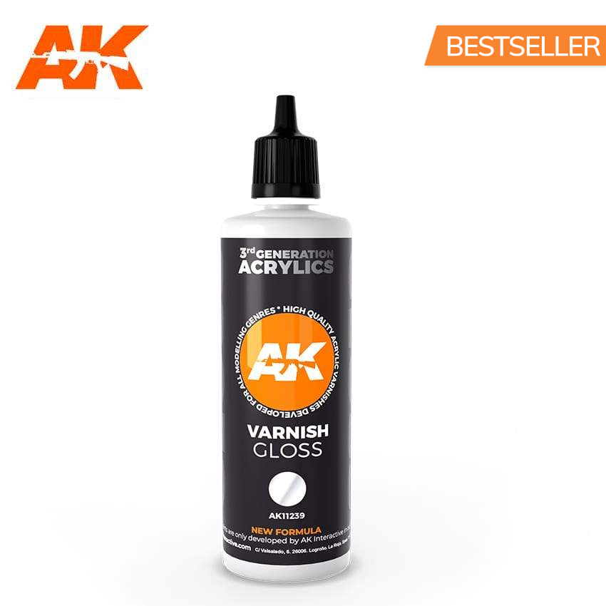 AK Interactive 3rd Gen Gloss Varnish 100ml - Hobby Heaven