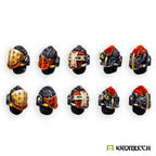 Kromlech Imperial Crusaders Helmet Heads (10) KRCB295 - Hobby Heaven
