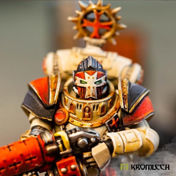 Kromlech Imperial Crusaders Helmet Heads (10) KRCB295 - Hobby Heaven