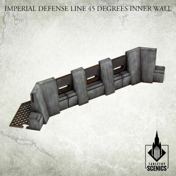 Tabletop Scenics Imperial Defense Line 45 degrees Inner Wall KRTS124 - Hobby Heaven