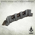 Tabletop Scenics Imperial Defense Line 45 degrees Inner Wall KRTS124 - Hobby Heaven