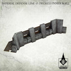 Tabletop Scenics Imperial Defense Line 45 degrees Inner Wall KRTS124 - Hobby Heaven