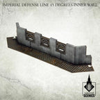 Tabletop Scenics Imperial Defense Line 45 degrees Inner Wall KRTS124 - Hobby Heaven