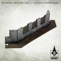 Tabletop Scenics Imperial Defense Line 45 degrees Inner Wall KRTS124 - Hobby Heaven