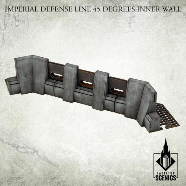 Tabletop Scenics Imperial Defense Line 45 degrees Inner Wall KRTS124 - Hobby Heaven