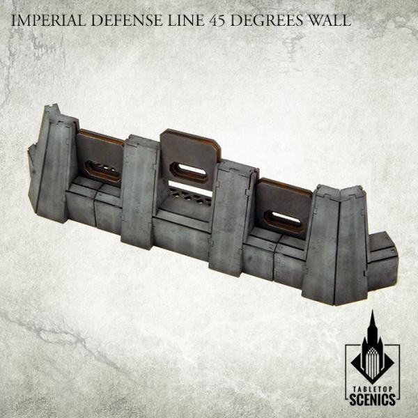 Tabletop Scenics Imperial Defense Line 45 degrees Wall KRTS123 - Hobby Heaven