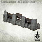 Tabletop Scenics Imperial Defense Line 45 degrees Wall KRTS123 - Hobby Heaven