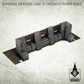 Tabletop Scenics Imperial Defense Line 90 degrees Inner Wall KRTS122 - Hobby Heaven