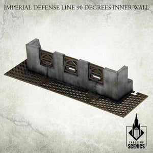 Tabletop Scenics Imperial Defense Line 90 degrees Inner Wall KRTS122 - Hobby Heaven
