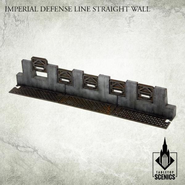 Tabletop Scenics Imperial Defense Line Straight Wall KRTS120 - Hobby Heaven