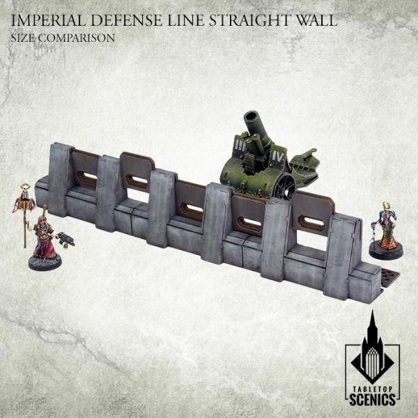 Tabletop Scenics Imperial Defense Line Straight Wall KRTS120 - Hobby Heaven