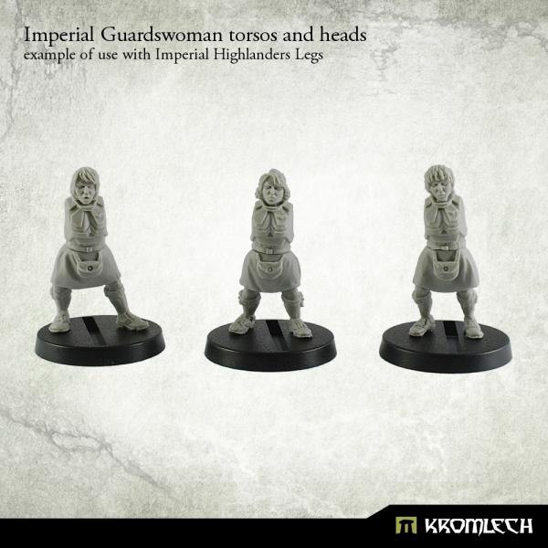 Kromlech Guardswoman Torsos and Heads KRCB150 - Hobby Heaven
